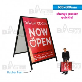 600x600mm Corflute A Boards with Printed Inserts